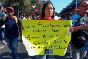Pueblo revolucionario se moviliza por la libertad de los migrantes venezolanos