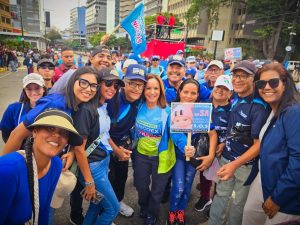 Consejo Federal de Gobierno marcha por la liberación de la niña secuestrada por los E.E. U.U.
