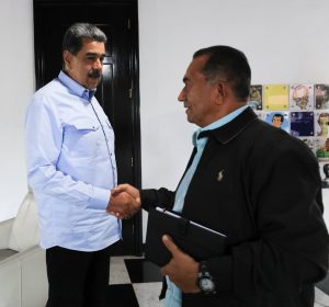 Presidente Nicolás Maduro se reúne con el gobernador de Cojedes, Alberto Galíndez