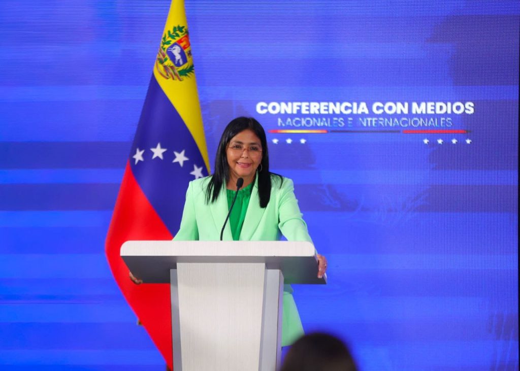 Vicepdta. Delcy Rodríguez lidera conferencia con Medios Nacionales e Internacionales para defender la verdad de la Patria